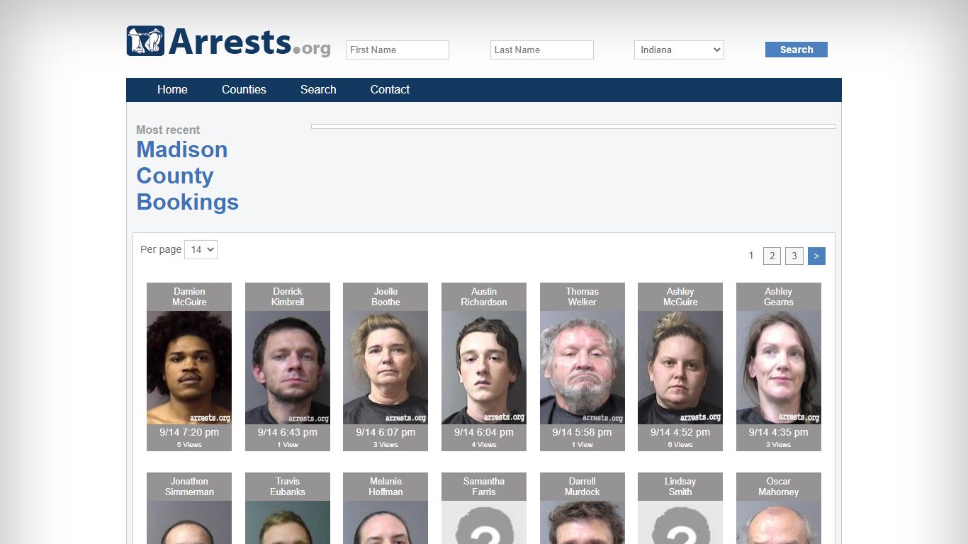 Madison County Arrests and Inmate Search